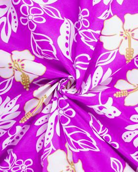 Polynesian fabric TAMARI Purple - Tissushop